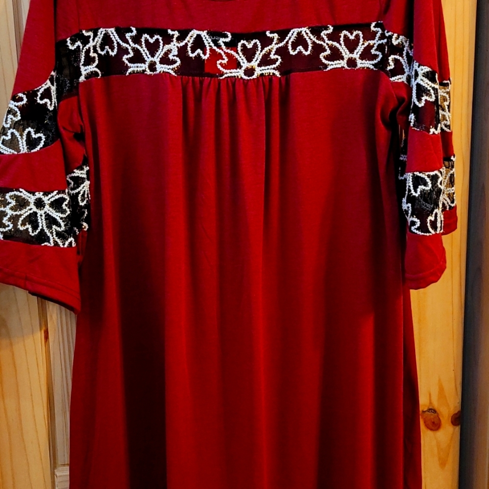Red dress